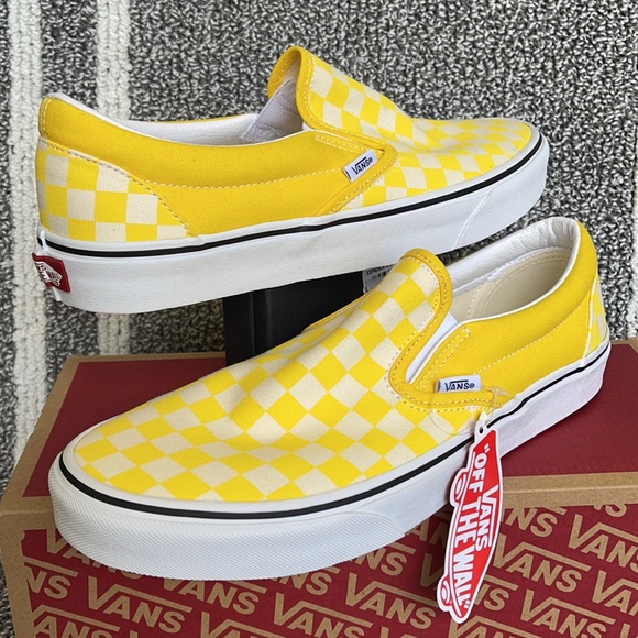 Vans Classic Slip-On Checkerboard Cybrylwtrwt MENS - Picture 9 of 16